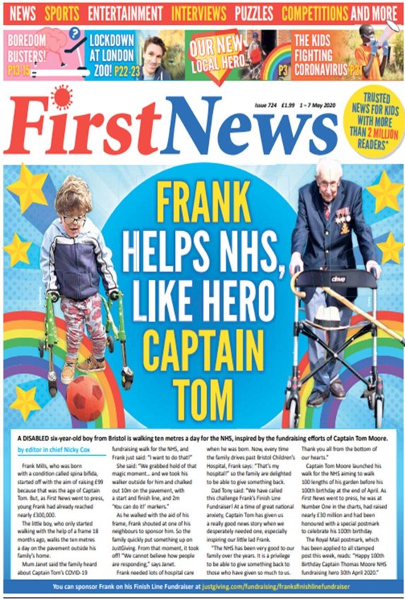 Image of First News - w/c 1st May 2020 