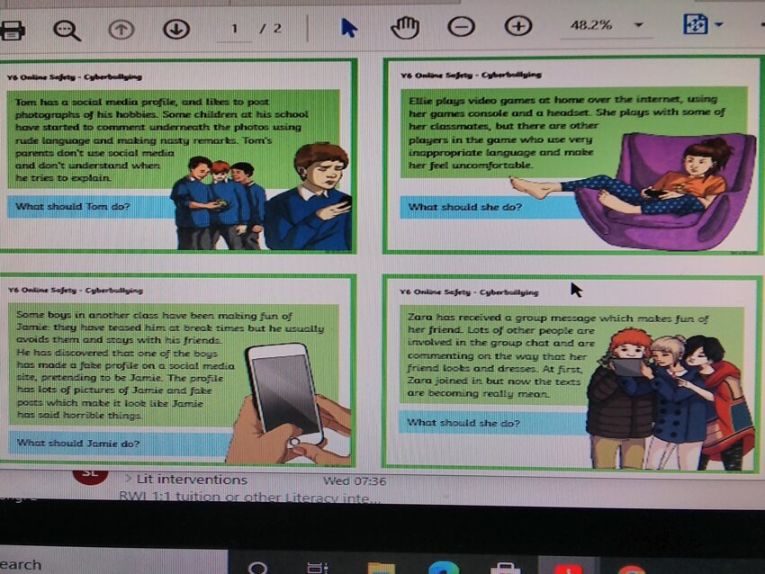Image of Y6 Online Safety - Cyberbullying