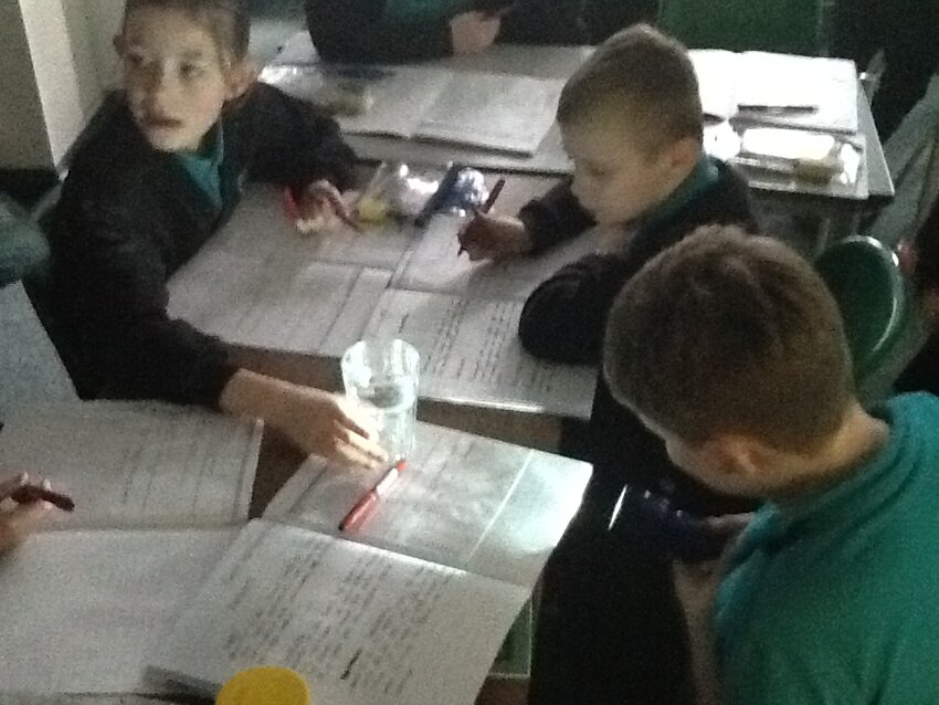 Image of Year 5's investigation into transparency