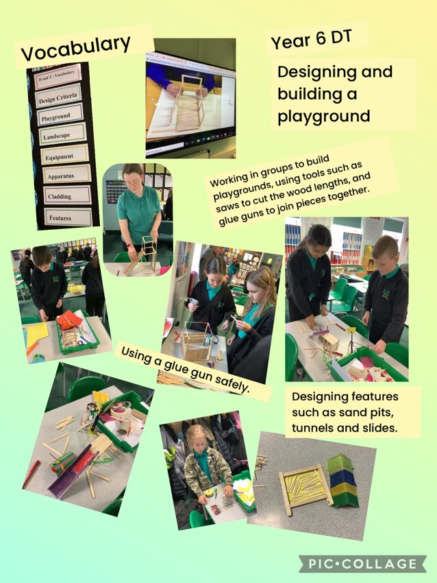 Image of Year 6 Design and Technology - Designing and building a playground