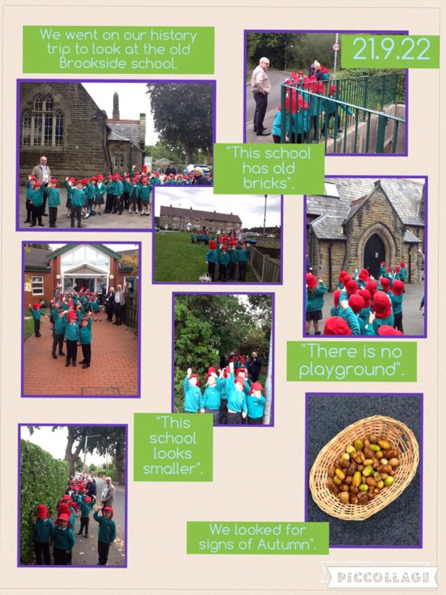 Image of Year 1- Our trip to see the old Brookside School. 