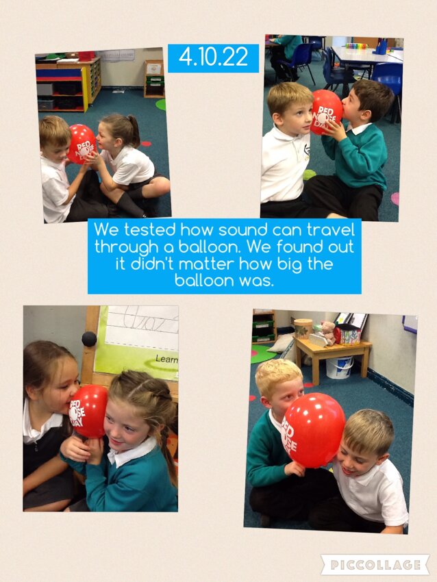 Image of Year 1- Testing how sound travels