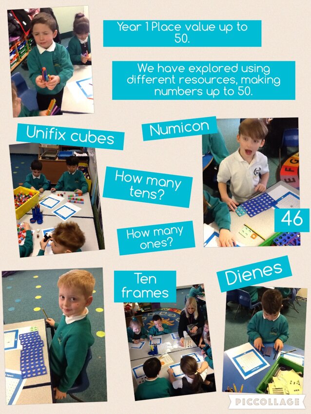 Image of Y1 Maths Place value to 50 