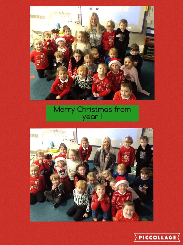 Image of Year 1 Christmas Jumper Day!